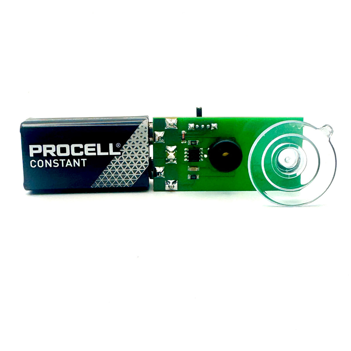 Laser microphone defeater mounted on an office window