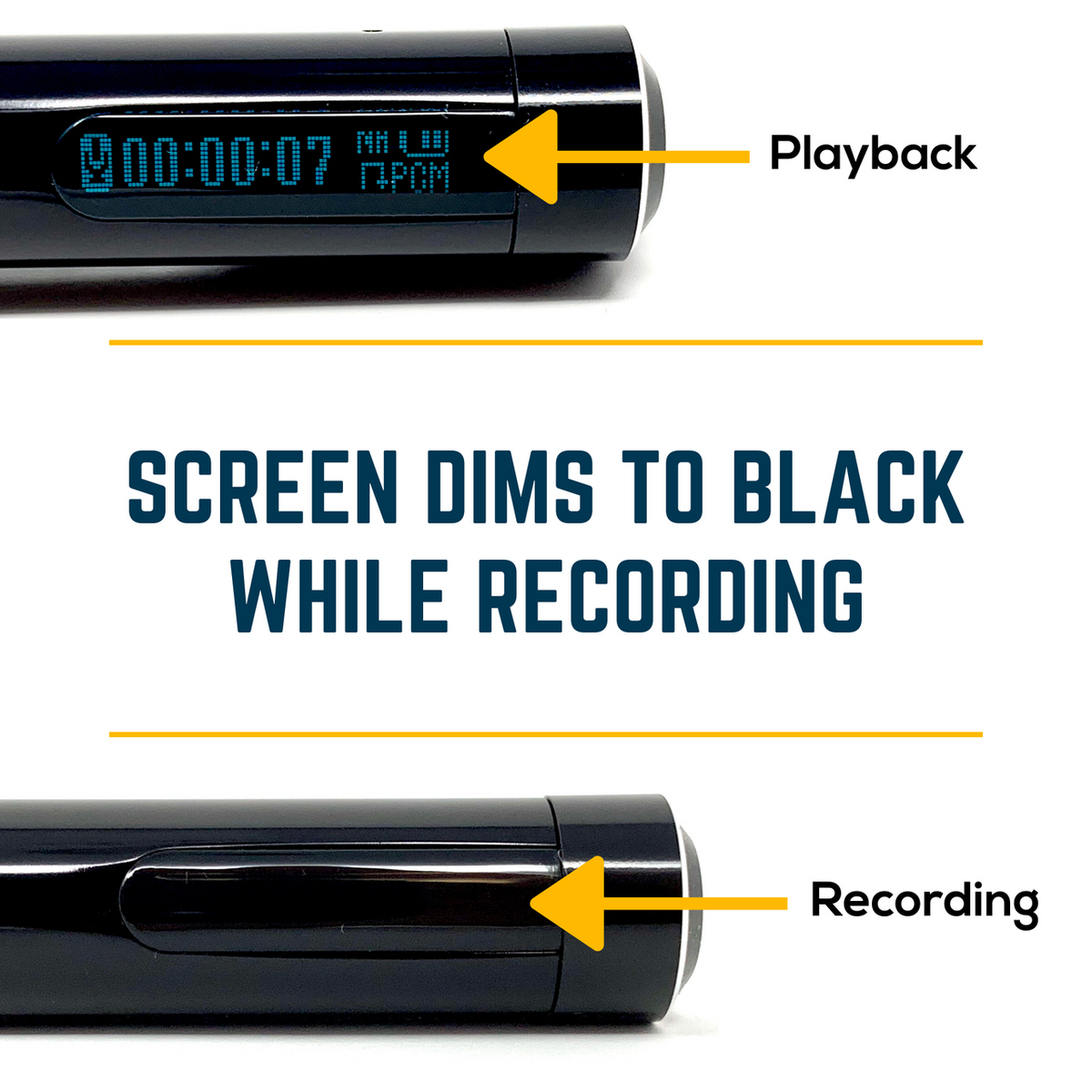 Recording pen with display VP-8 what's in the box