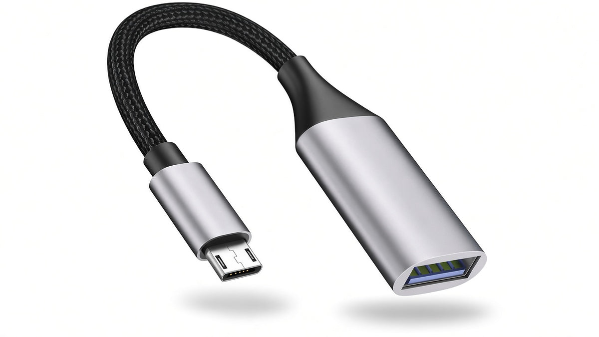 USB to Micro-USB adapter for voice recorders