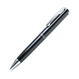 VP-8 recording pen with OLED display, angled view of the black and silver pen, PCM, 130 hours