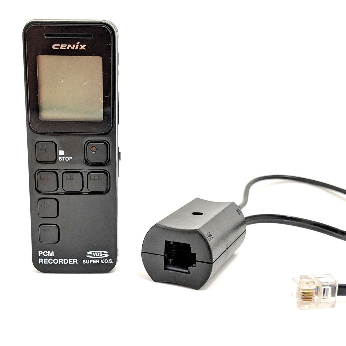 Password protected voice recorder VR-10 PIN entry screen
