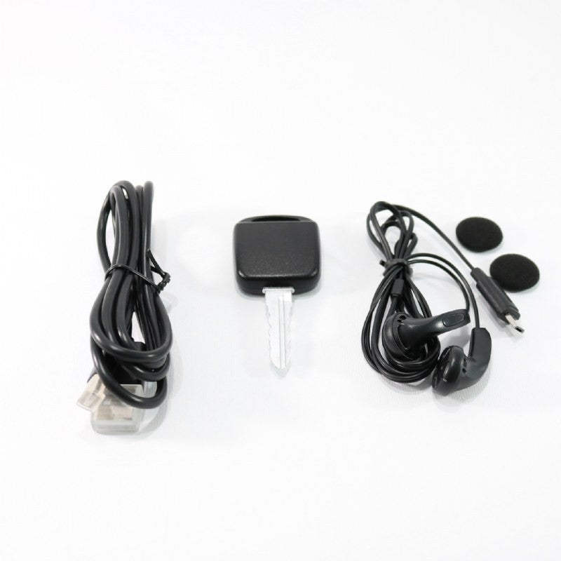 Car key voice recorder AR-300 shown in hand for size