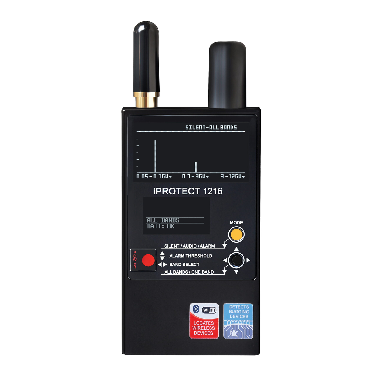 3-band RF detector iProtect 1216