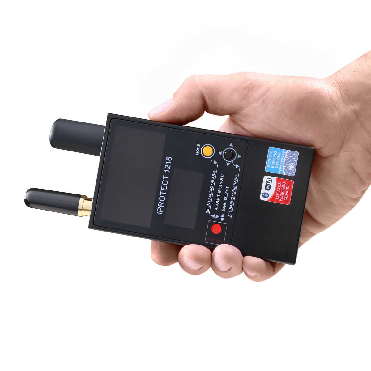 iProtect 1216 held in hand