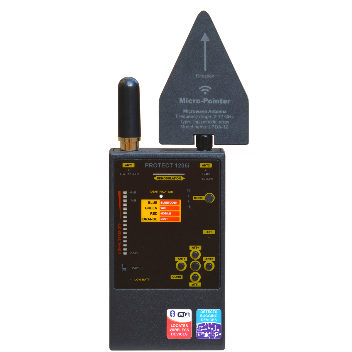 Bug detector scanner Protect 1206i